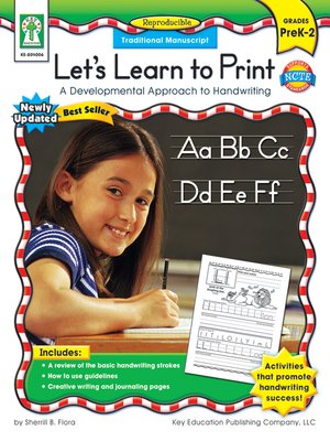 cover image of Let's Learn to Print, Traditional Manuscript